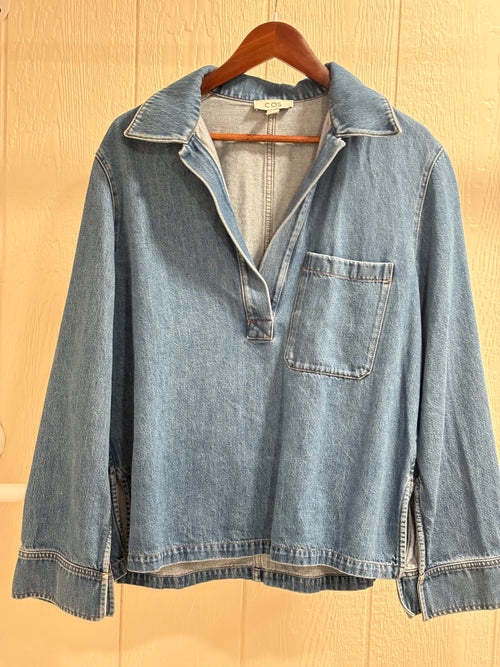 Denim Pullover